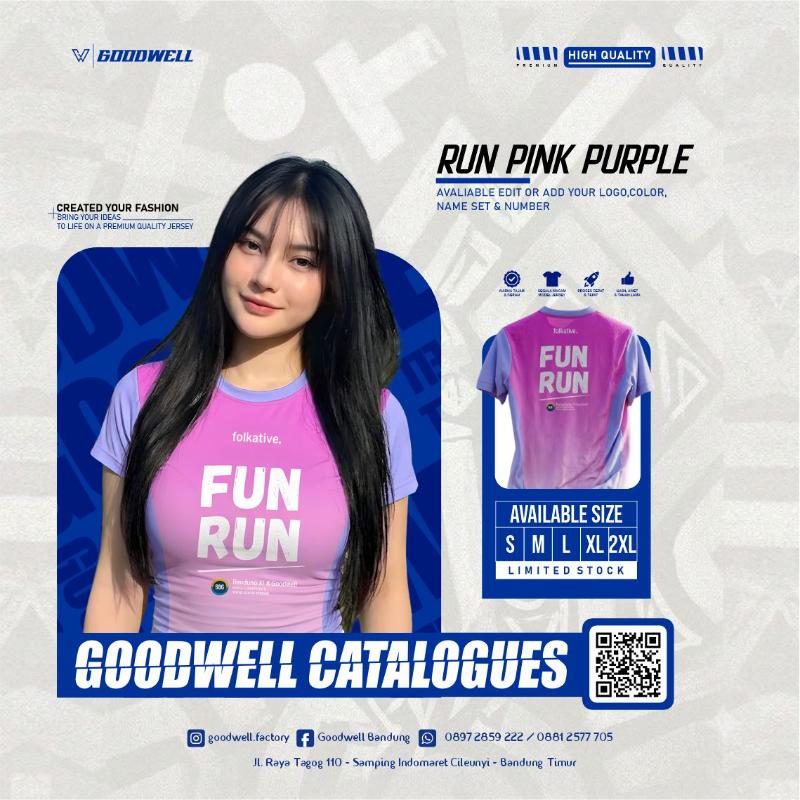Run Pink Purple