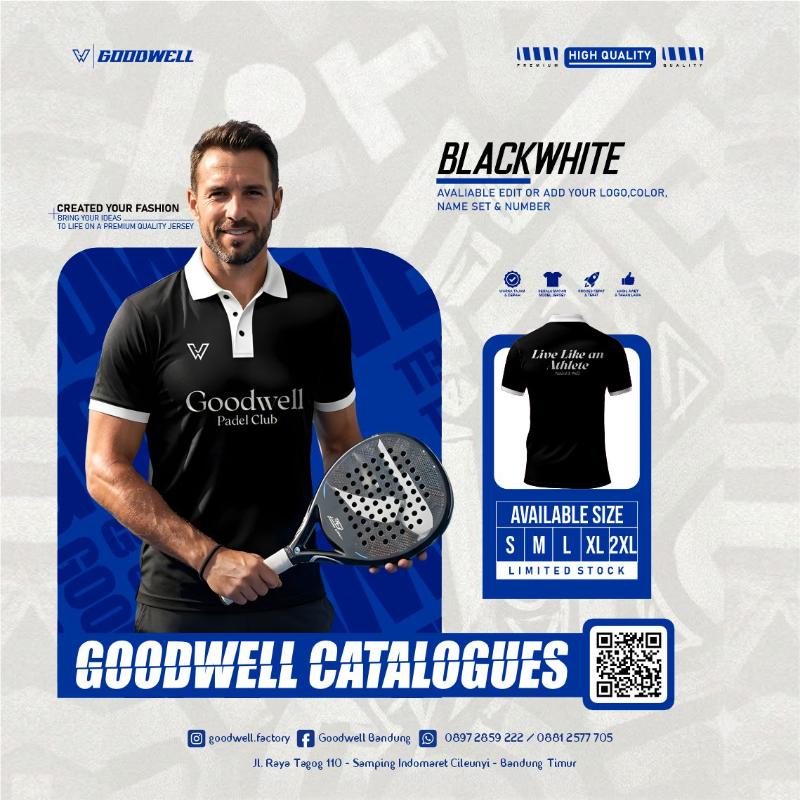 Black White Padel